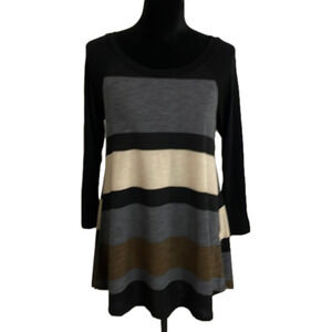 Striped tunic top Size S